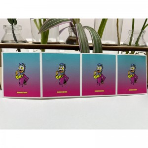 Градиент матовая наклейка