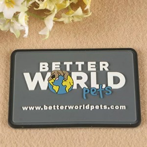 ПВХ-экологически чистый силиконовый торговый знак индивидуально